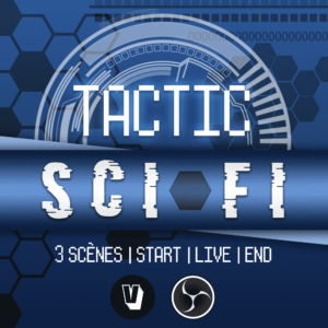 OVERLAY TACTIC SCI-FI (Bleu)